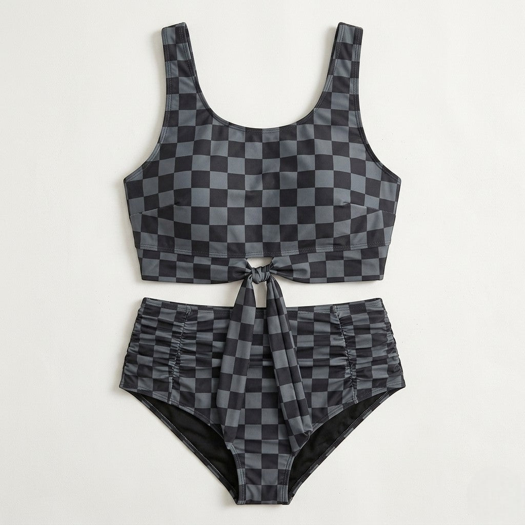 Kira Check Bikini Set