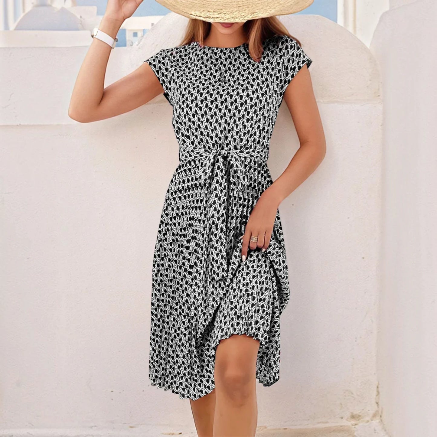 Ivy | Pleated Midi Dress