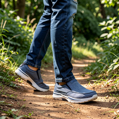 ROMANO | Canvas Slip-On Loafers