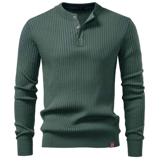 Stefano | Henley Sweater