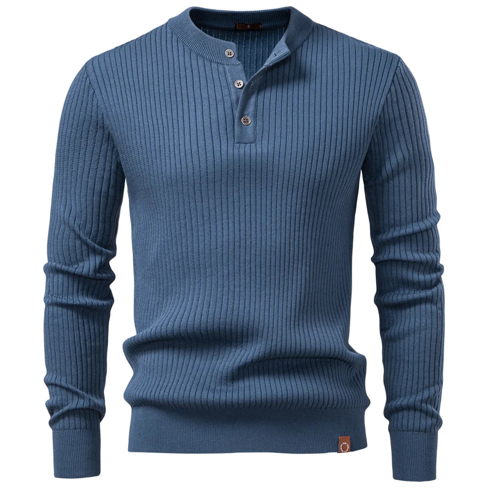 Stefano | Henley Sweater
