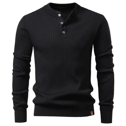 Stefano | Henley Sweater