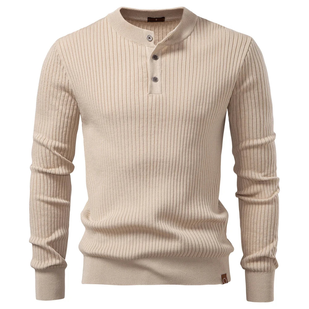 Stefano | Henley Sweater
