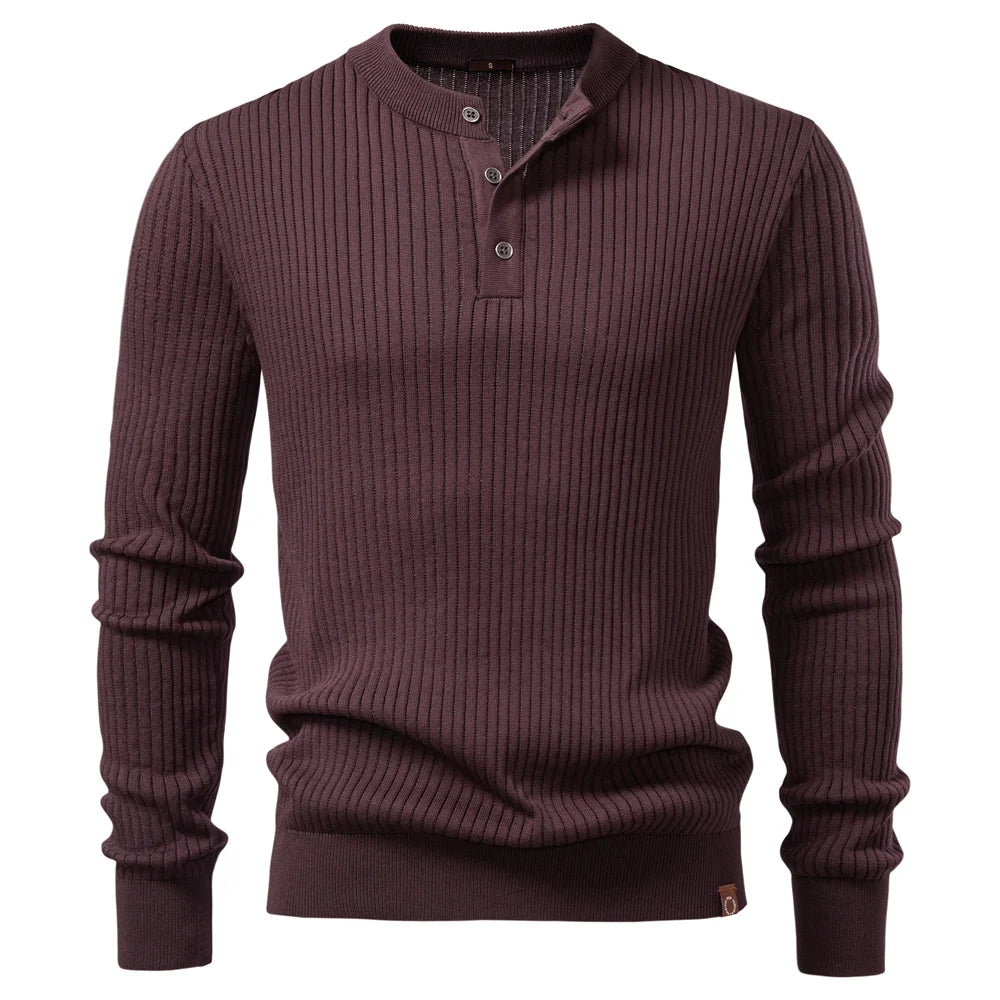 Stefano | Henley Sweater